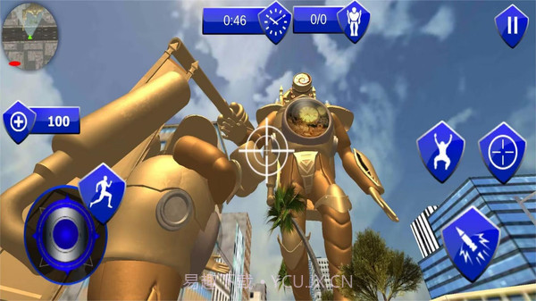 泰坦时钟人对决监控人截图2